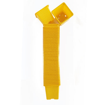 Pot/Godet à semis Jaune