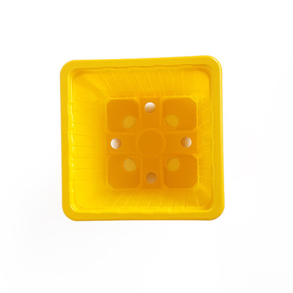 Pot/Godet à semis Jaune