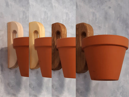 Support mural pour pot de fleurs