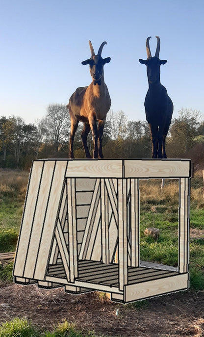 plan cabane animaux, dessin technique, dessin, cabin plans, cabane design, jardin, animaux, chèvres, abri de jardin, jeux pour chèvre, chèvre naine,  shed plan, animaux de compagnie, notice de montage, dessinateur projeteur, noel cadeau animaux