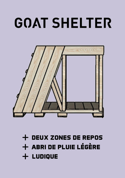 plan cabane animaux, dessin technique, dessin, cabin plans, cabane design, jardin, animaux, chèvres, abri de jardin, jeux pour chèvre, chèvre naine,  shed plan, animaux de compagnie, notice de montage, dessinateur projeteur, noel cadeau animaux