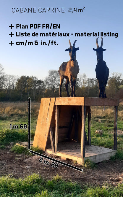 plan cabane animaux, dessin technique, dessin, cabin plans, cabane design, jardin, animaux, chèvres, abri de jardin, jeux pour chèvre, chèvre naine,  shed plan, animaux de compagnie, notice de montage, dessinateur projeteur, noel cadeau animaux