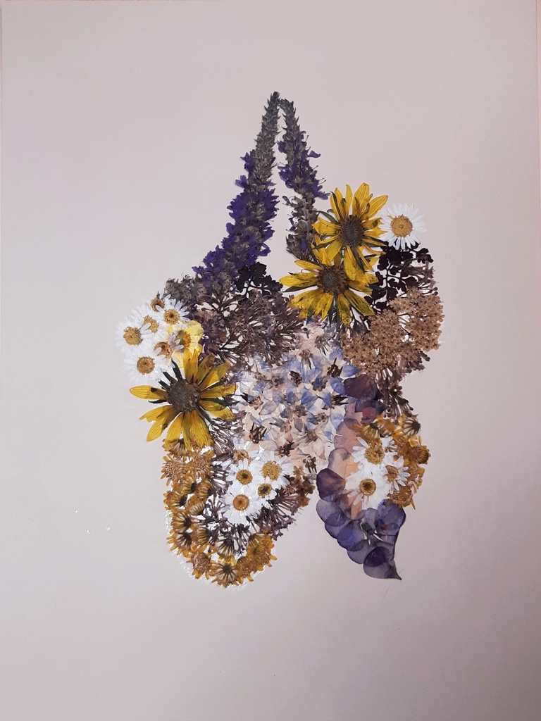 Herbier "Chimère 05" - 30x40cm - pièce unique